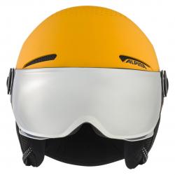 Casco de invierno Alpina Zupo Visor Q-Lite Burned-Yellow Mate 51-55