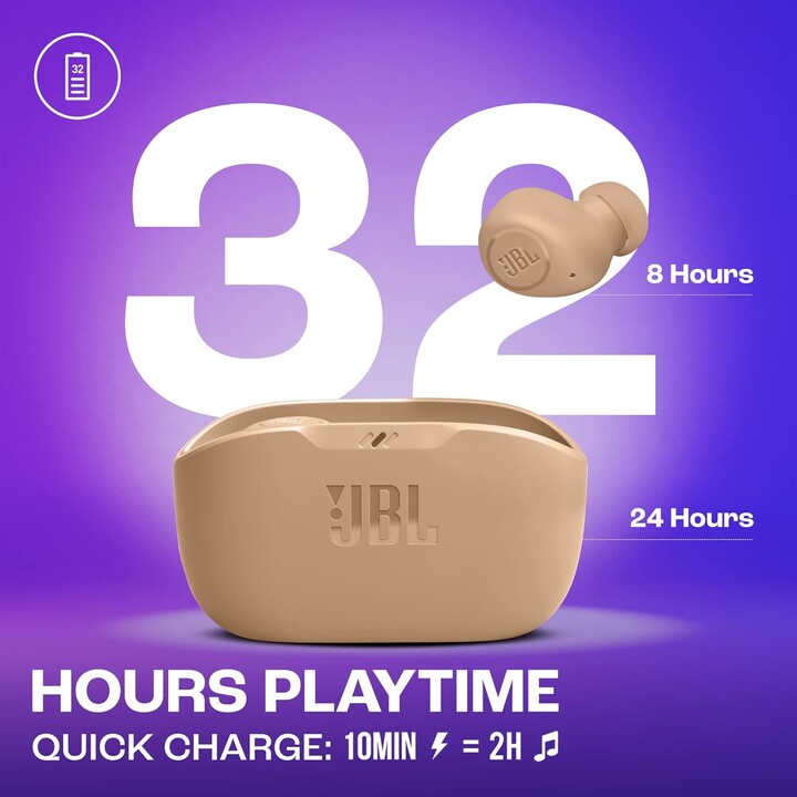 JBL Wave Buds Beige 
