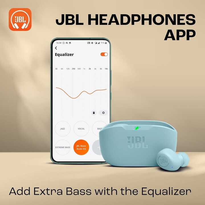 JBL Wave Buds Mint Green
