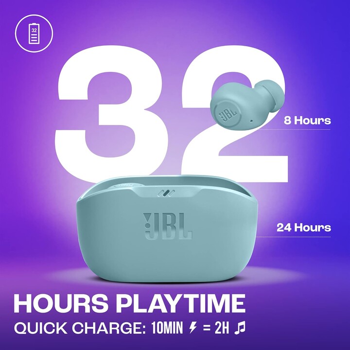JBL Wave Buds Mint Green