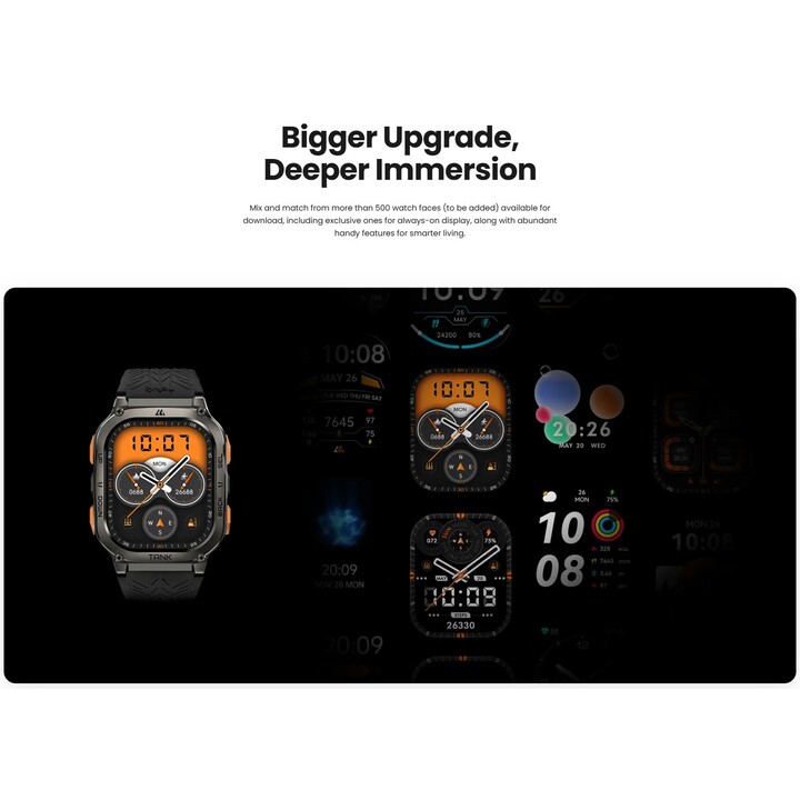 Kospet Tank M3 Ultra Edición Especial Negro - Reloj inteligente