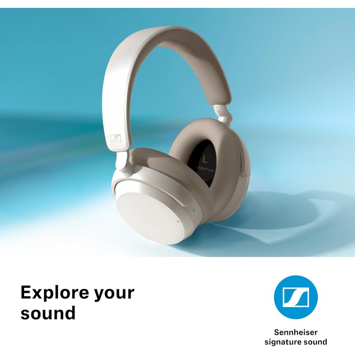 Sennheiser Accentum ANC Blanc - Casque Bluetooth