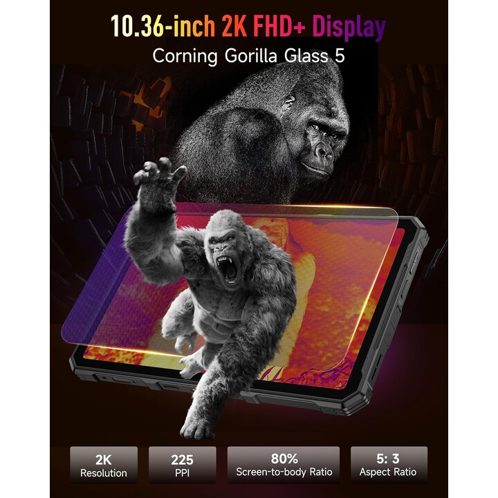 Ulefone Armor Pad 4 Ultra 5G Thermique 256 Go 8 Go Noir DS EU