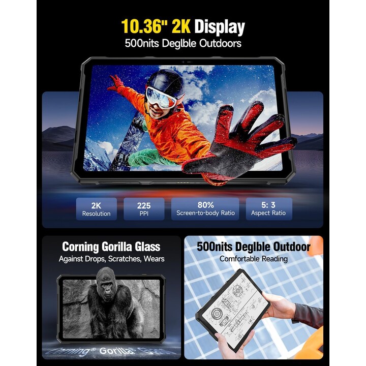 Ulefone Armor Pad 4 Ultra 5G 256 GB 8GB Negro DS EU