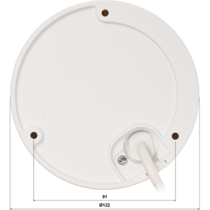 Hikvision DS-2CD1123G2-LIU caméra IP dôme blanche