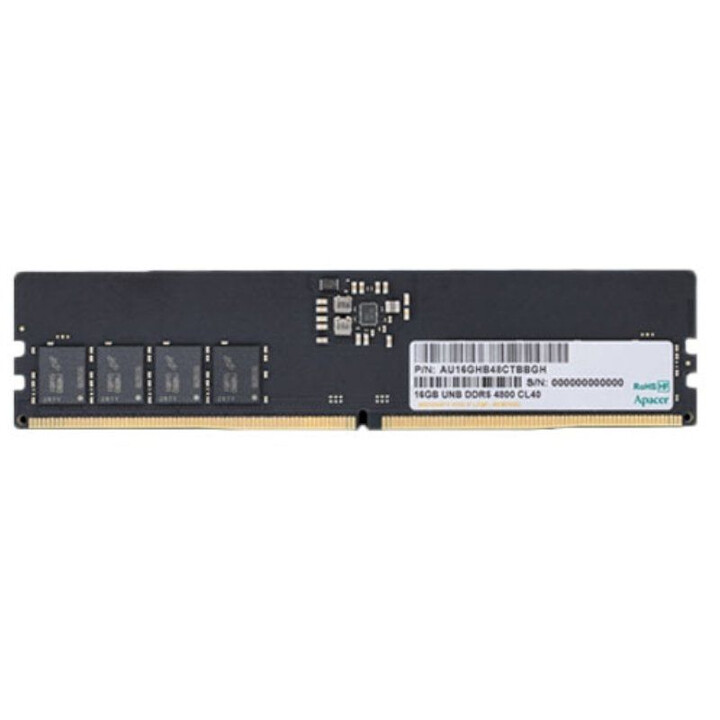 Memória RAM Apacer AU16GHB56CVBBGH 16GB/ DDR5/ 5600 MHz/ 1.1V/ CL46/ DIMM