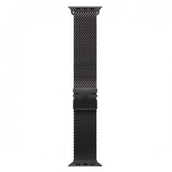 Milanese Loop Bracelet in Black Titanium (49mm) - Size S
