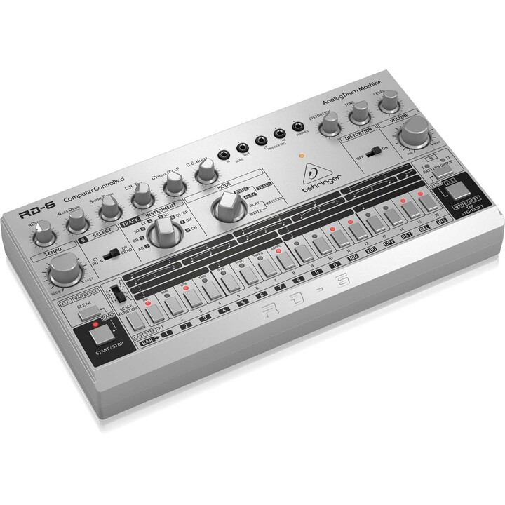 Behringer RD-6-SR Silberner analoger Drumcomputer