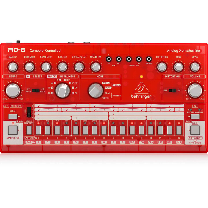 Behringer RD-6-SB Strawberry Analog Drum Machine