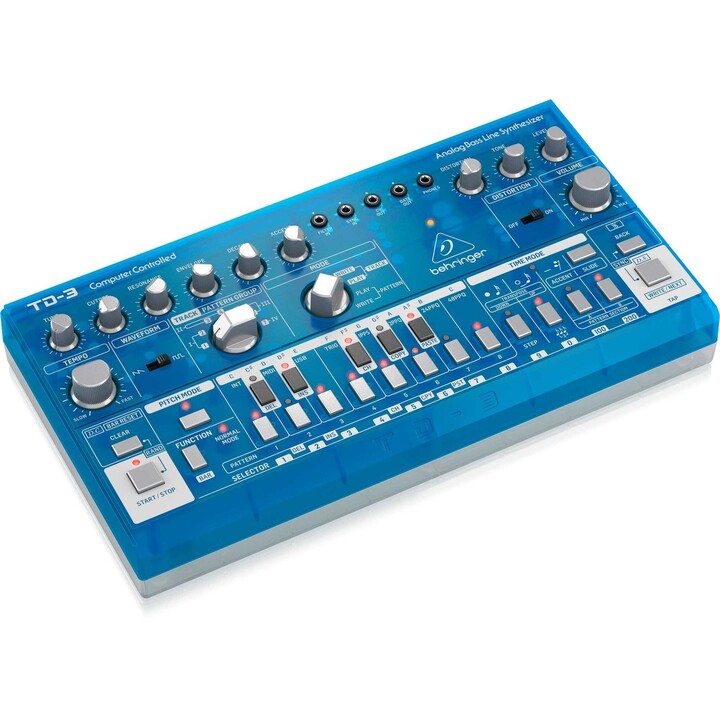 Behringer TD-3-BB Blueberry Synthétiseur de bureau analogique Bass Line