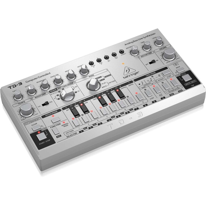Behringer TD-3-SR Silver Sintetizzatore desktop analogico per basso