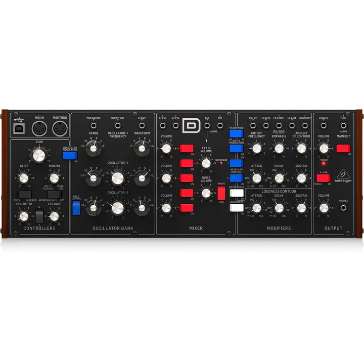 Sintetizador Analógico Behringer Modelo D