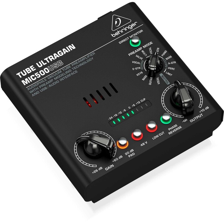 Preamplificatore Behringer Tube Ultragain Mic500Usb