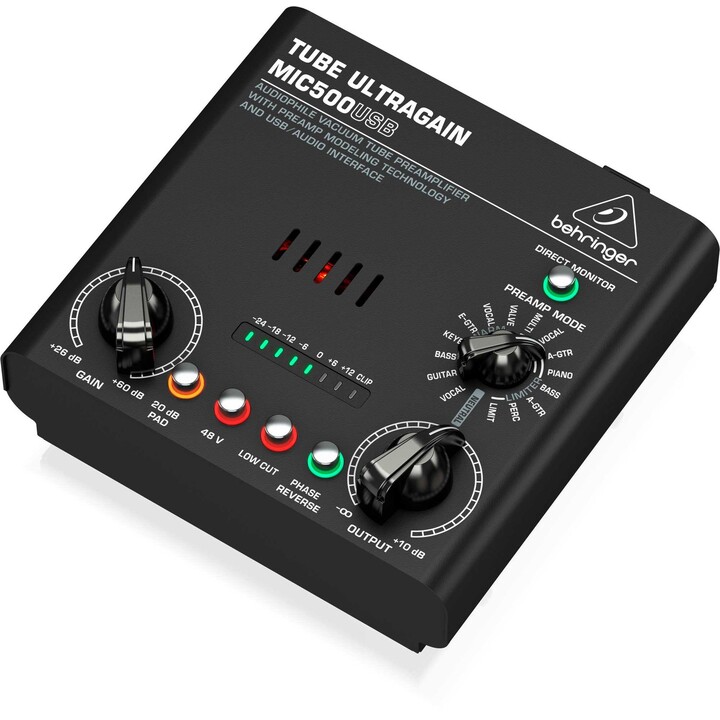 Preamplificatore Behringer Tube Ultragain Mic500Usb