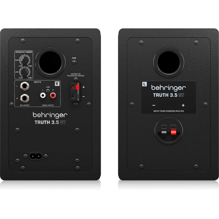 Behringer Audiophile 3,5-Zoll-Studiomonitore mit Bluetooth (Paar)