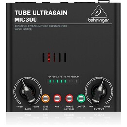 Preamplificatore valvolare Behringer MIC300 con limitatore