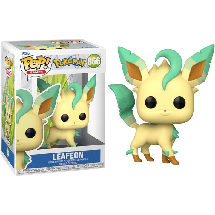 Jogos FUNKO POP FIGURINE: Pokémon- Leafeon (EMEA) 74214