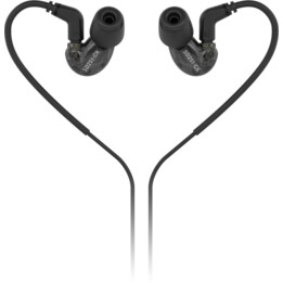 Fones de ouvido intra-auriculares Behringer SD251-CK com conector MMCX, pretos