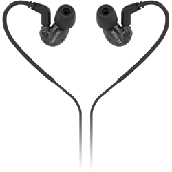 Behringer SD251-CK - Auriculares intrauditivos con conector MMCX, negro