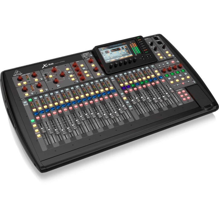 Behringer X32 40-input, 25-bus digital mixing console with 32 programmable Midas preamps