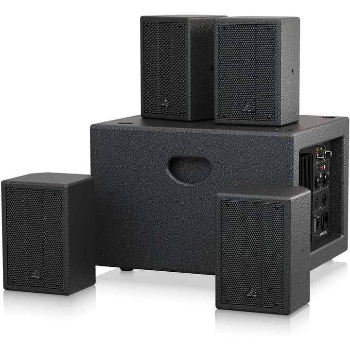 Behringer SAT 1004 Bundle Kompaktes 4.1-Lautsprechersystem für feste Rigs