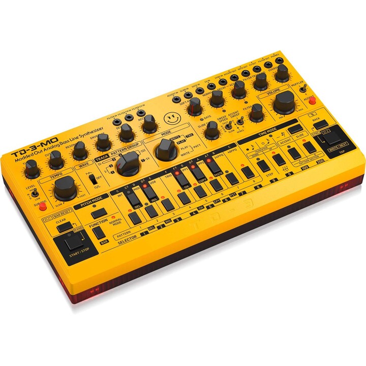Sintetizador de baixo analógico modificado Behringer TD-3-MM-AA