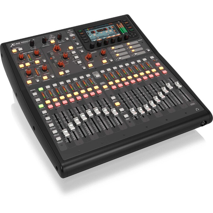 Behringer X32 PRODUCER-TP Console di missaggio digitale montabile su rack a 40 ingressi, 25 bus con 16 preamplificatori Midas pr
