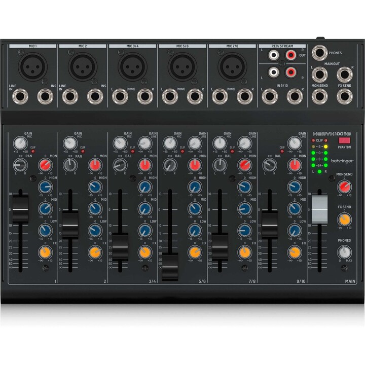 Behringer XENYX 1003B Misturador operado por bateria / rede elétrica