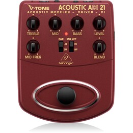 Behringer V-TONE ACOUSTIC DRIVER DI ADI21 Modellatore di amplificatore acustico/Preamplificatore per registrazione diretta