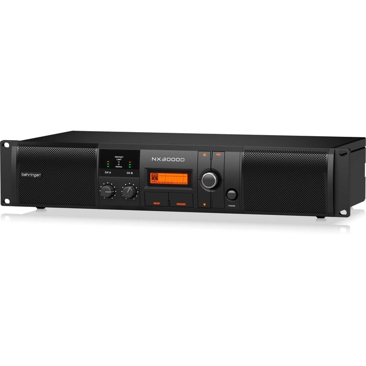 Behringer NX3000D Amplificador de potencia DSP clase D ultraligero de 3000 W