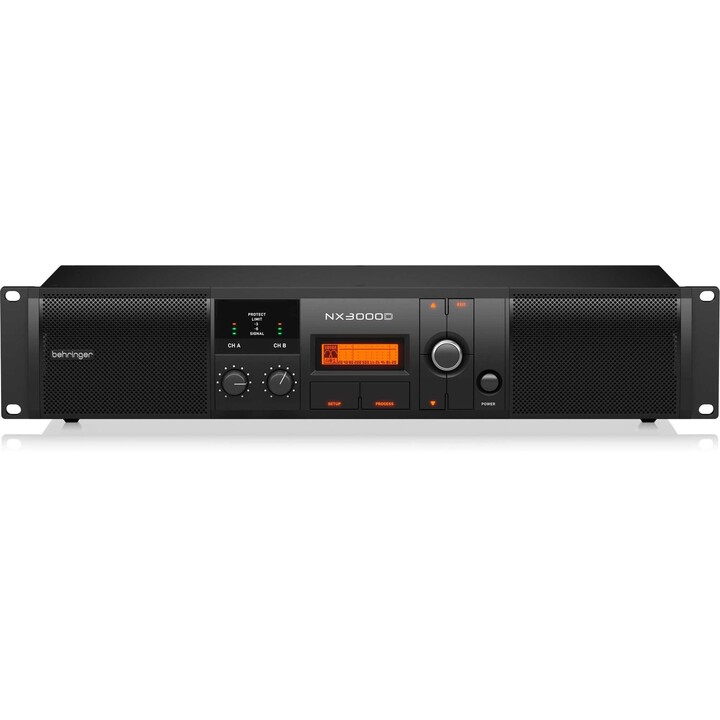 Behringer NX3000D Amplificador de potencia DSP clase D ultraligero de 3000 W