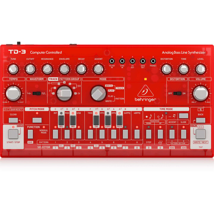 Sintetizador de sobremesa Behringer TD-3-SB Strawberry Analog Bass Line