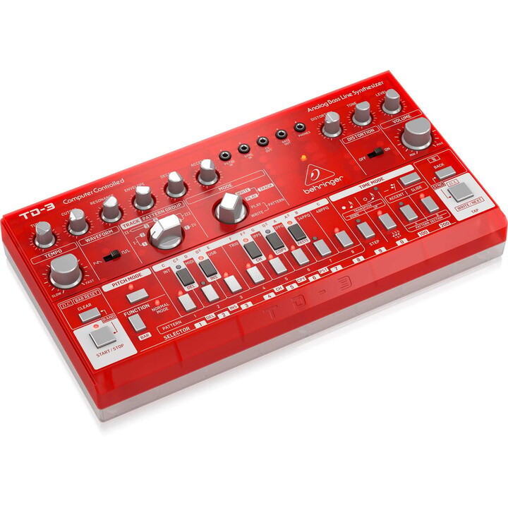 Behringer TD-3-SB Strawberry Analog Bass Line Desktop-Synthesizer