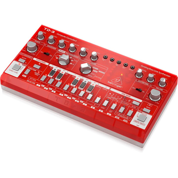 Behringer TD-3-SB Strawberry sintetizzatore desktop analogico per basso