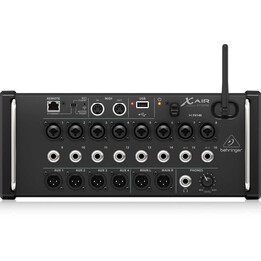 Behringer X AIR XR16 Mixer digitale a 16 ingressi per iPad/tablet Android con 8 preamplificatori Midas programmabili, 8 ingressi