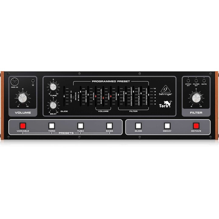 Sintetizzatore per basso analogico Behringer TORO