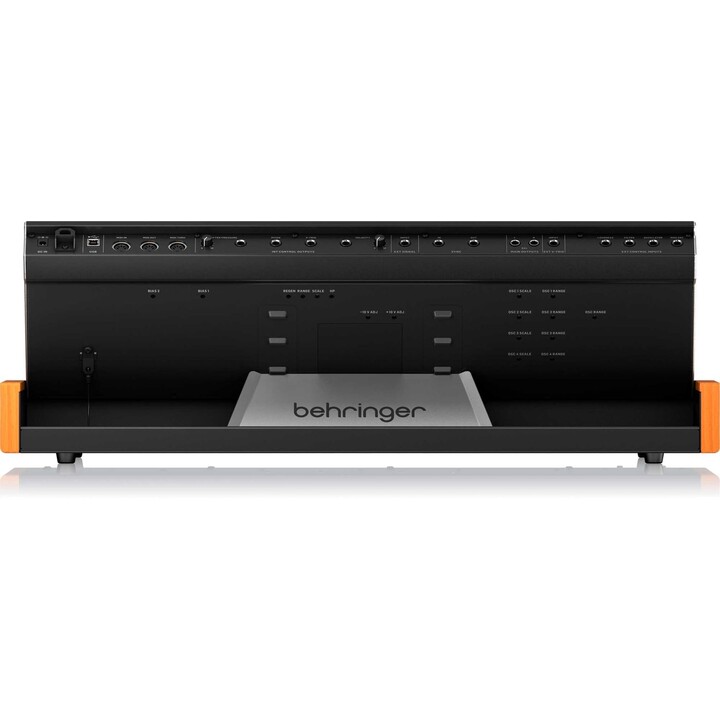 Behringer POLY D Synthétiseur polyphonique analogique 4 voix avec 37 touches pleine taille, 4 VCO, filtre échelle classique
