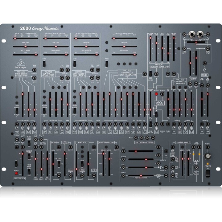 Sintetizador Analógico Behringer 2600 Grey Meanie