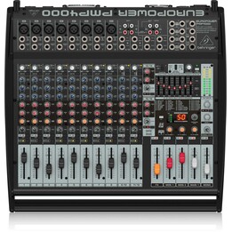 Misturador DJ Behringer PMP4000 20 canais 10 - 200000 Hz Preto