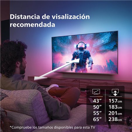 Philips 65PUS8919/12 65" 4K Ultra HD Ambilight Smart TV Wifi Negro - Televisor