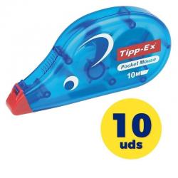 Box of Bic Tipp-Ex Pocket Mouse Writing Correction Tape/ 4.2mm x 10m/ 10 units