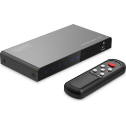 DIGITUS HDMI Switch, 4x1 4K/60Hz HDCP 2.3