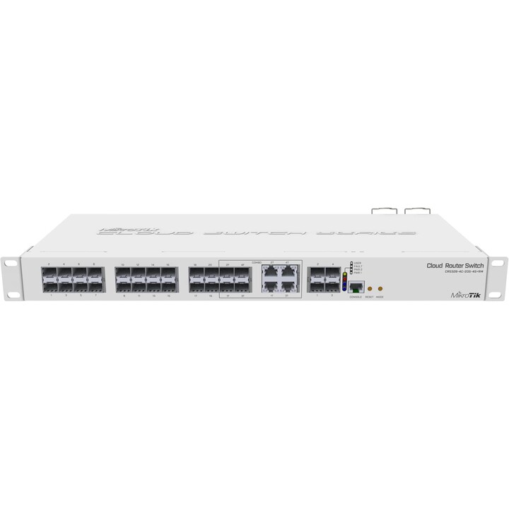 Mikrotik CRS328-4C-20S-4S+RM Managed Switch L2/L3 1U White