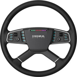 Moza Racing TSW – 400 mm truck steering wheel, black