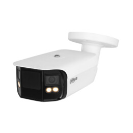 (dh-ipc-pfw5849p-a180-e2-aste-0360b) Dahua Panoramic Bullet Ip Camera Tioc Duo Wdr Wizsense 2x4mp Led Ir & Warm Light Ip67 A