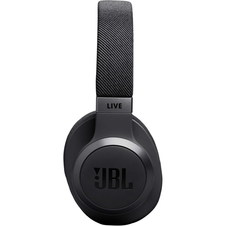 Casque supra-auriculaire sans fil JBL Live 770NC avec Smart Ambient, 65 heures d'autonomie, noir