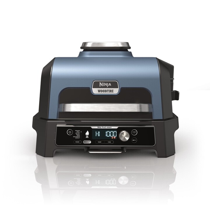Ninja Woodfire Pro Connect XL Elektrischer Outdoor Grill & Smoker OG901EU
