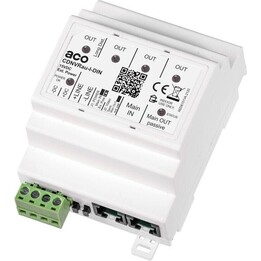ACO CDNVRau-I-DIN Intelligent Active Video Splitter for P-System on DIN Rail