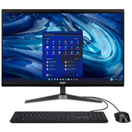 Computador tudo em um acer veriton z2 vz2514g ci5 12450 8gb 512gb ssd 23,8" ips w11p preto