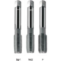 Fanar M27 hand tap set DIN-352 HSS for professional workshop applications, Silver